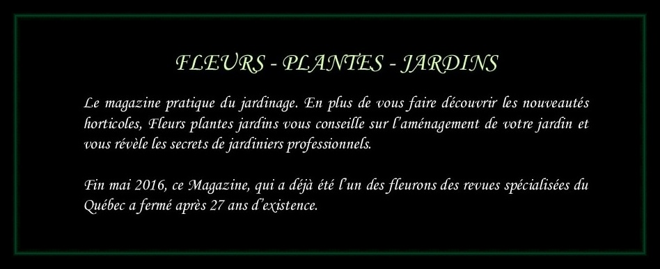 [Fleurs, Plantes, Jardins]